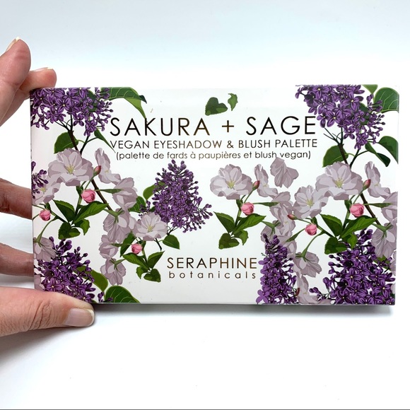 Sakura + Sage Vegan Eyeshadow & Blush Palette - Picture 4 of 8